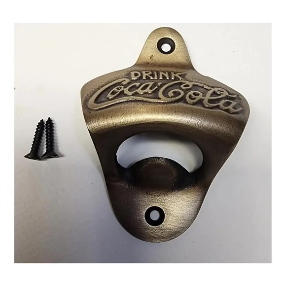 Solid Brass Wall Mount Bottle Opener - Picture 1 of 3